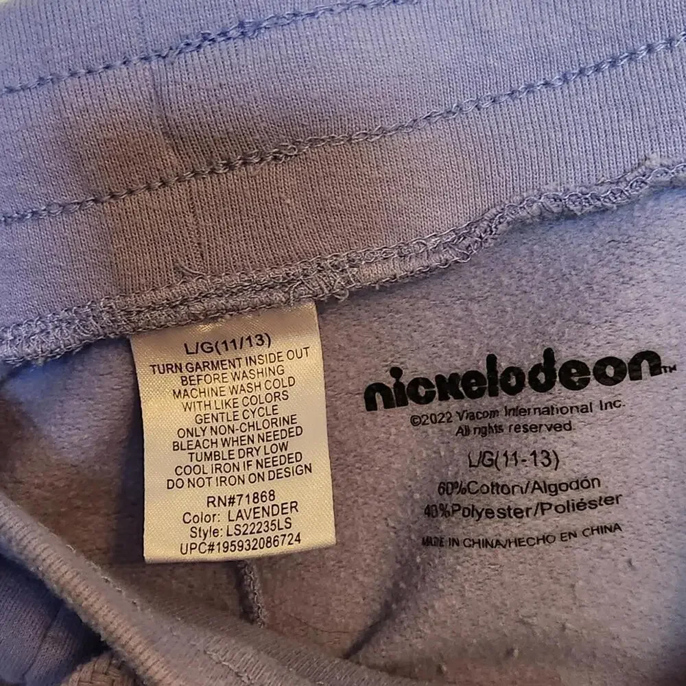 Nickelodeon Rugrats Purple Juniors Shorts - Picture 3 of 4